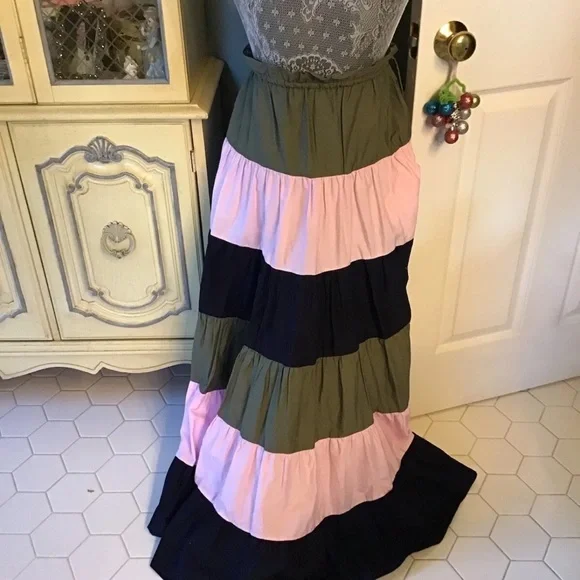 Anthropologie HUTCH Penelope Tiered Maxi Skirt ~ NWT - Picture 5 of 8